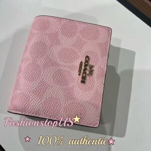 Coach Snap Wallet cec34 in pink
